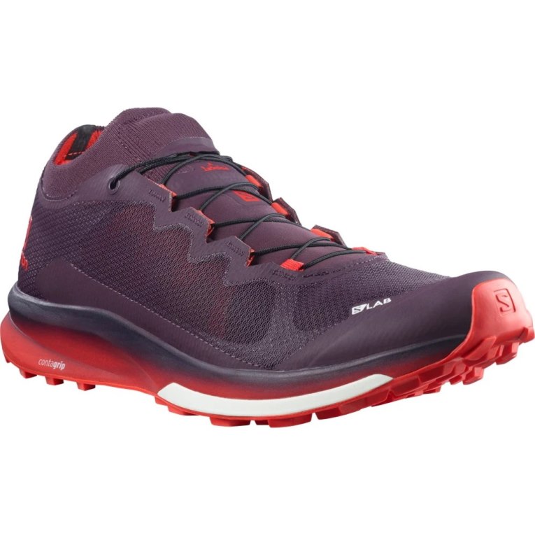 Sapatilhas Trail Running Salomon S/Lab Ultra 3 Masculino Bordeaux | PT T34768